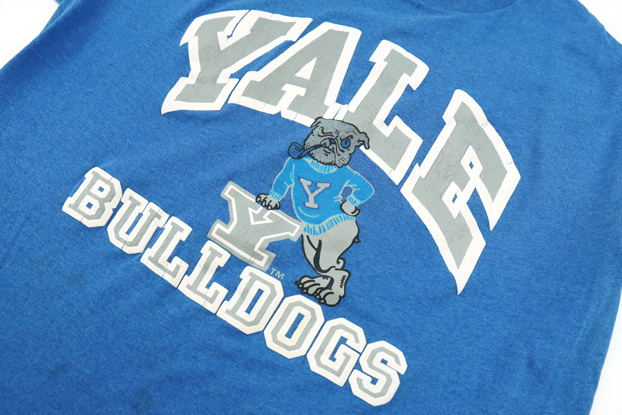 80's TNT ''YALE BULLDOGS'' Tシャツ 表記(L) USA製