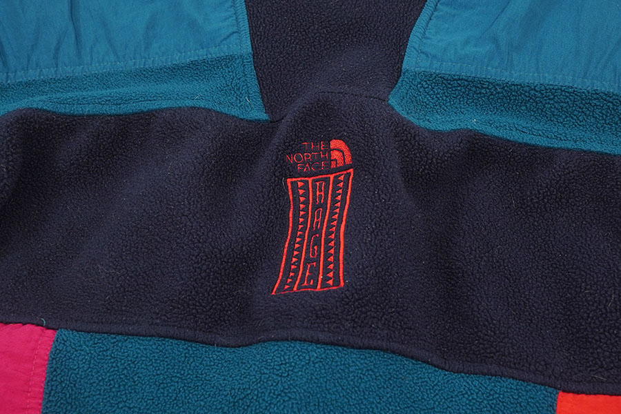 90's THE NORTH FACE RAGE 切り替え H/Z フリースジャケット 表記(L) USA製 