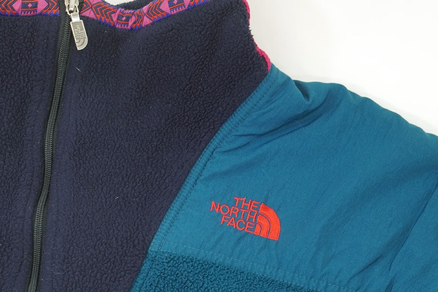 90's THE NORTH FACE RAGE 切り替え H/Z フリースジャケット 表記(L) USA製 