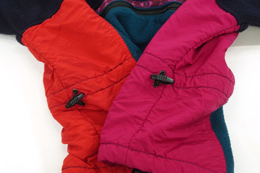 90's THE NORTH FACE RAGE 切り替え H/Z フリースジャケット 表記(L) USA製 