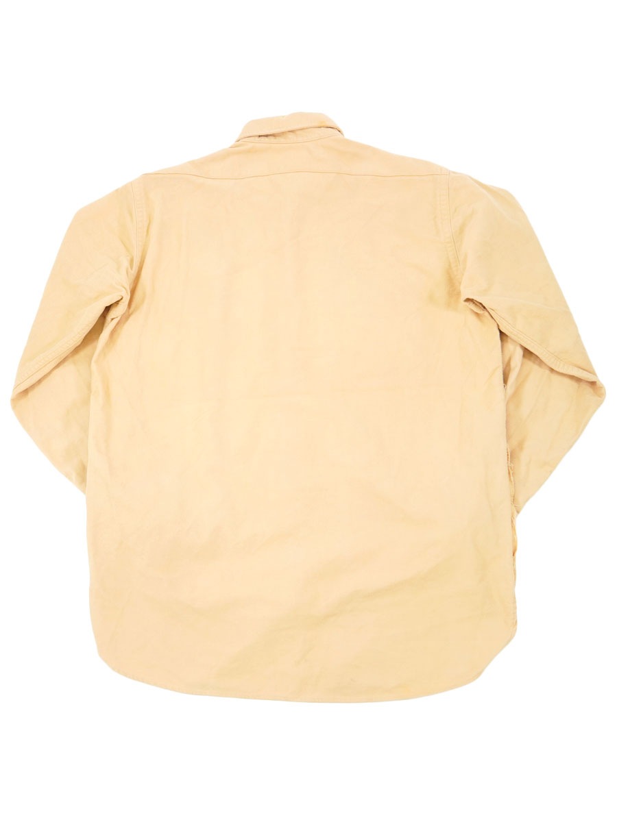 90'S L.L.BEAN CHAMOIS CLOTH SHIRT SALMON PINK (SIZE.16 TALL) MADE IN USA