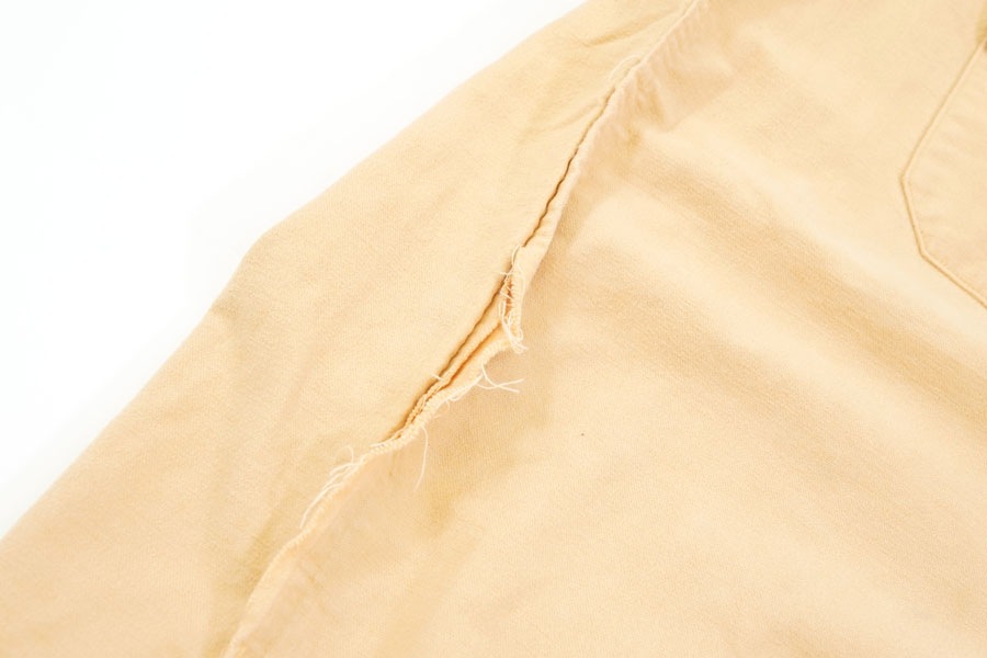 90'S L.L.BEAN CHAMOIS CLOTH SHIRT SALMON PINK (SIZE.16 TALL) MADE IN USA