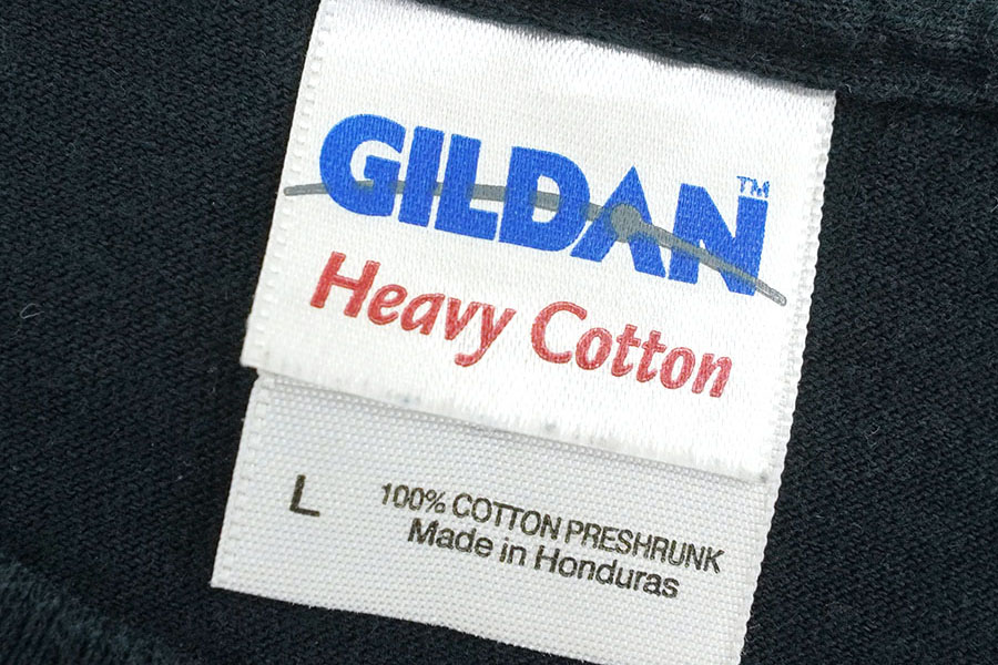 00's GILDAN ''カーズ2'' 両袖プリント入り Tシャツ ブラック 表記(L)