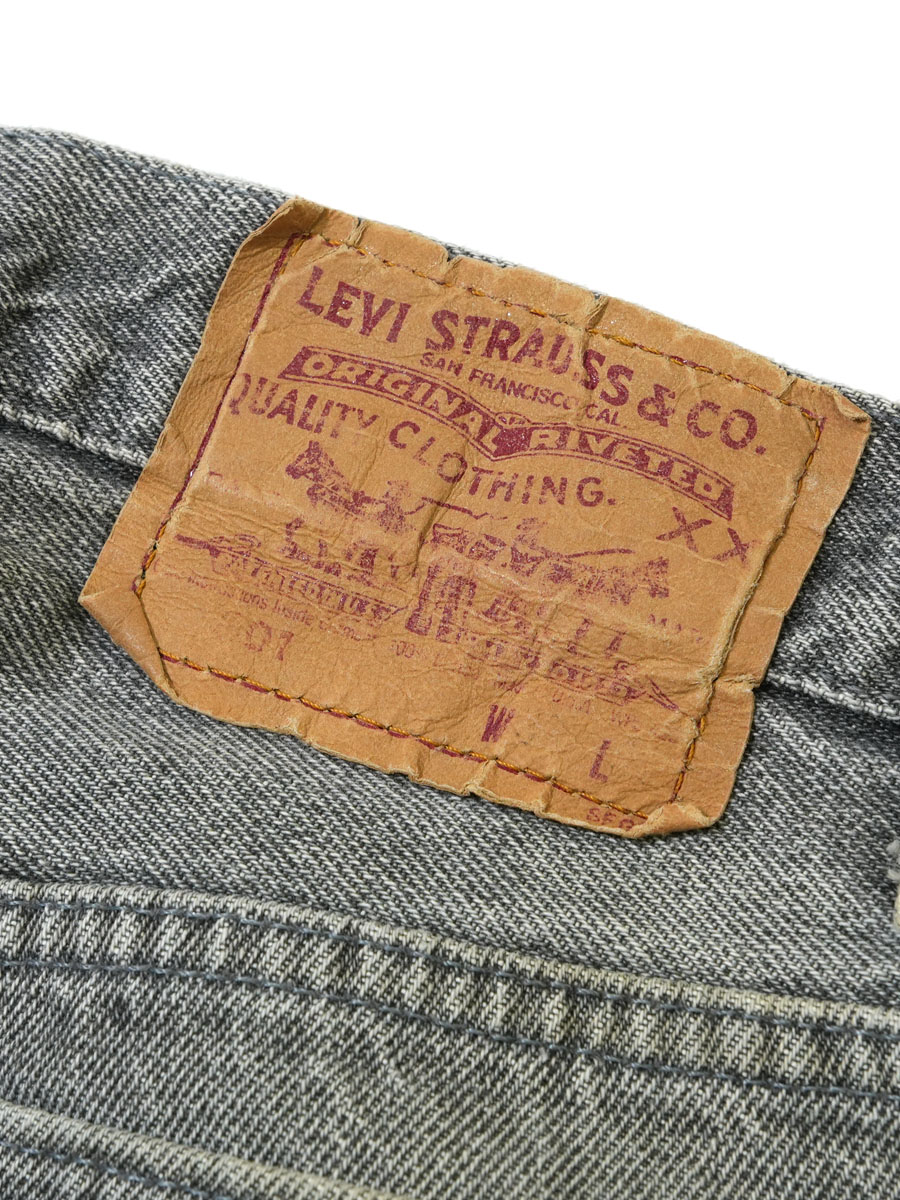 80's LEVI'S 501 カラーデニムパンツ グレー 表記(W32 L30) USA製
