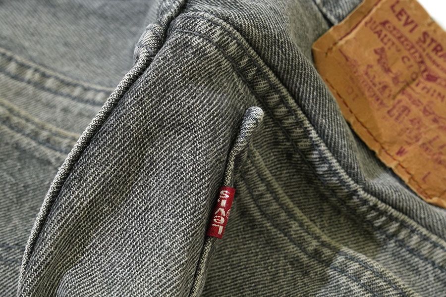 80's LEVI'S 501 カラーデニムパンツ グレー 表記(W32 L30) USA製