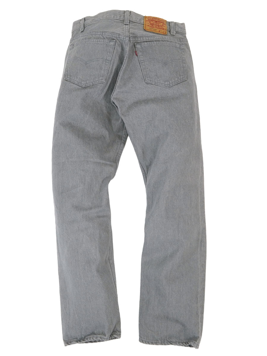 80'S LEVI'S 501 ORIGINAL COLOR JEANS GREY (SIZE.W32 L30) MADE IN