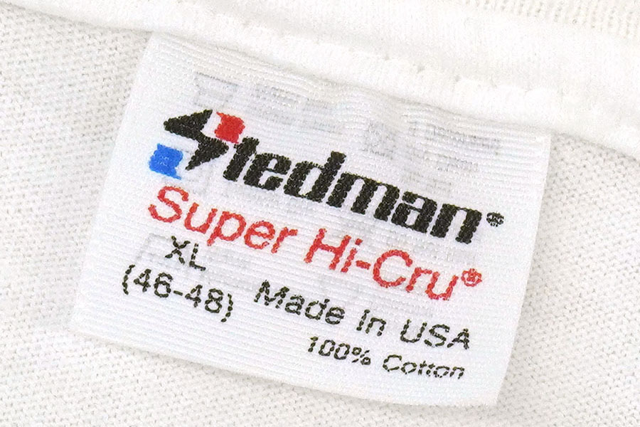 80's Stedman ''WALDEN'' 両面プリント ポケットTシャツ ホワイト 表記(XL) USA製