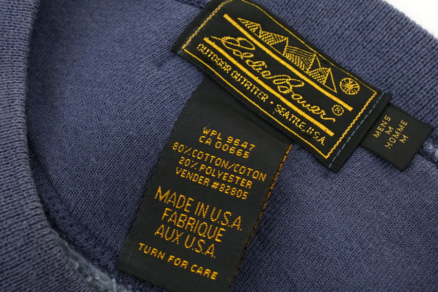 80's 黒タグ エディバウアー ボート スウェット 表記(M) USA製