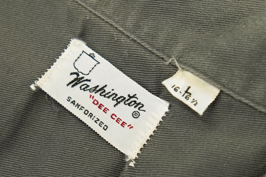 60'S WASHINGTON DEE CEE S/S WORK SHIRT (SIZE. LARGE)