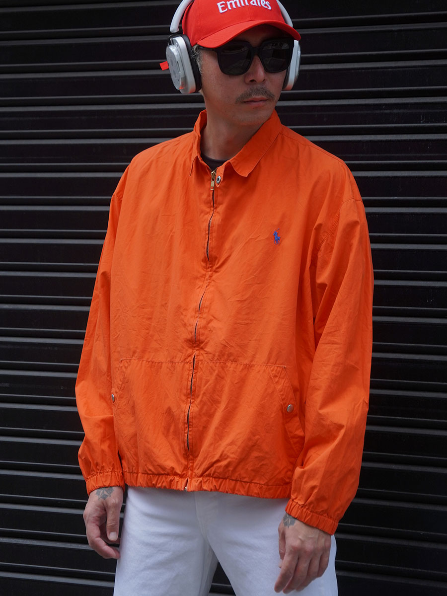 RALPH LAUREN DRIZZLER JACKET ORENGE (SIZE. X LARGE) 