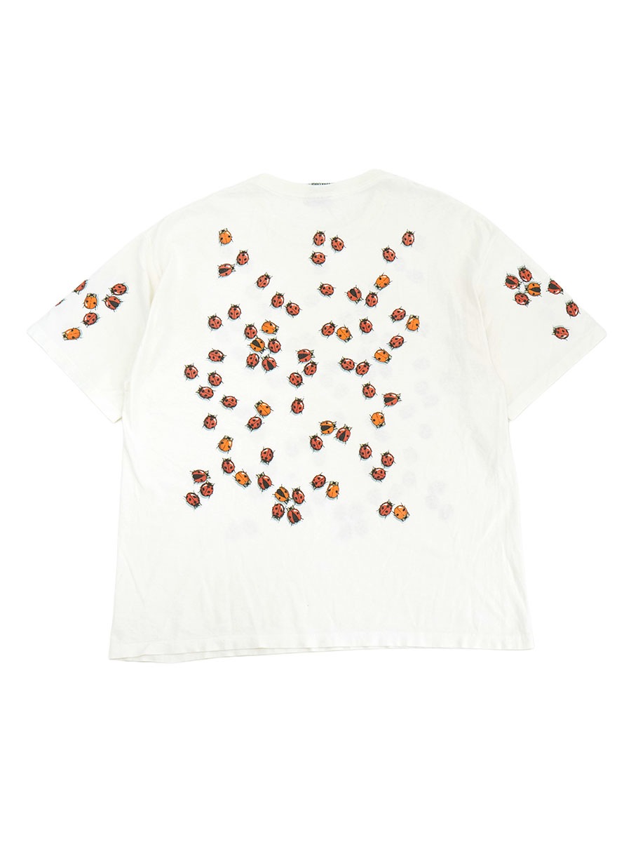 90's HARBORSIDE GRAFICS ''てんとう虫'' オールオーバープリント！ Tシャツ ホワイト 表記(XL) USA製