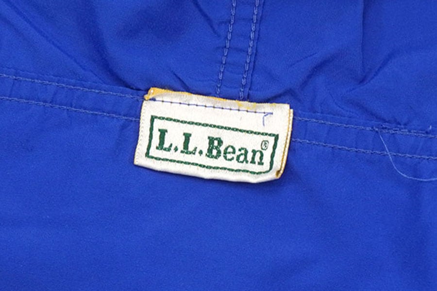 90's L.L.BEAN アノラックパーカ ブルー 実寸(XL位)