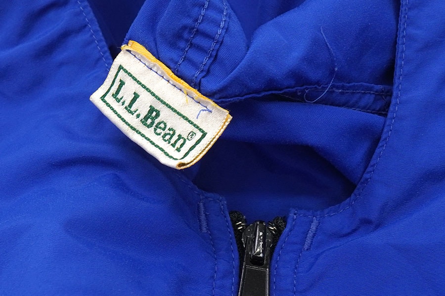 90's L.L.BEAN アノラックパーカ ブルー 実寸(XL位)
