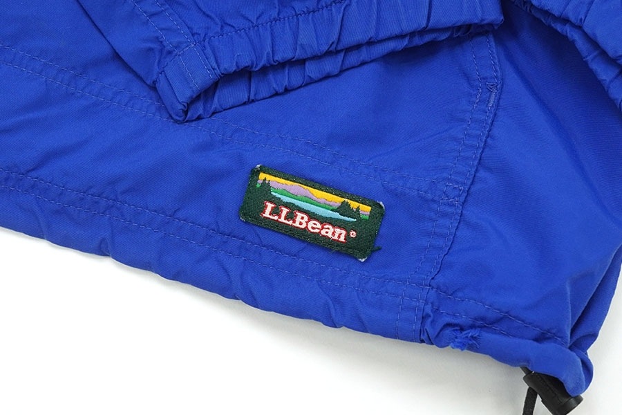 90's L.L.BEAN アノラックパーカ ブルー 実寸(XL位)