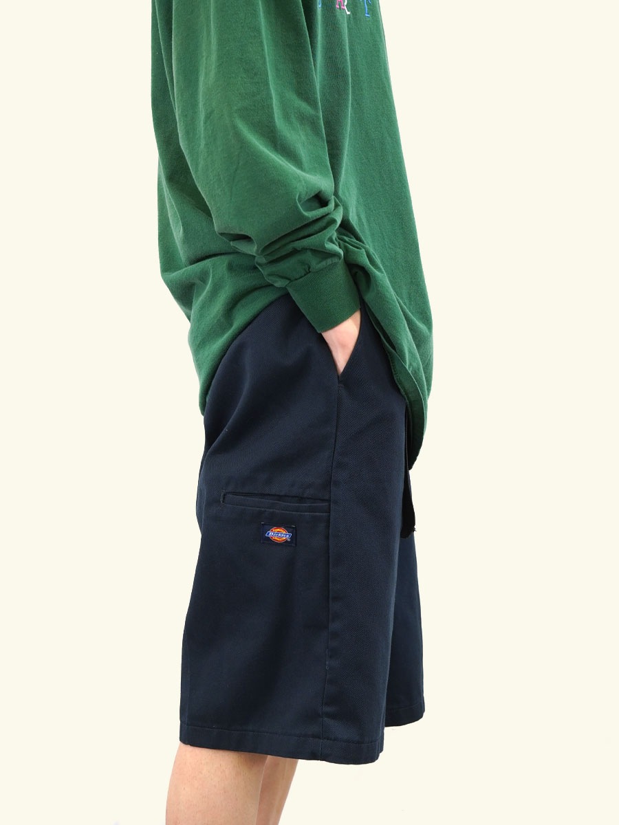 HONDURAS製 ディッキーズ ワークショーツ セルフォンポケット NAVY 表記(W32)