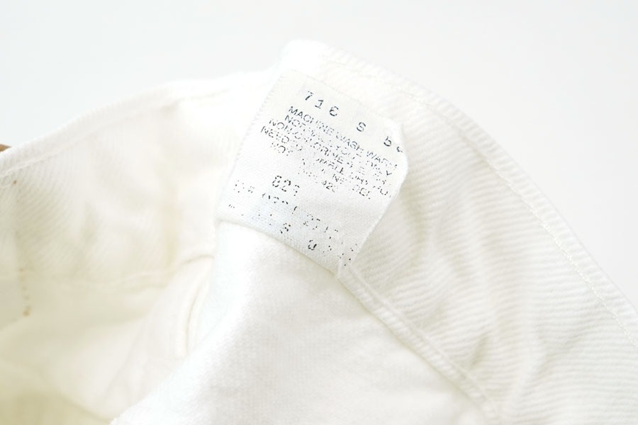 90'S LEVI'S 505 WHITE JEANS (SIZE.W32 L32) MADE IN USA