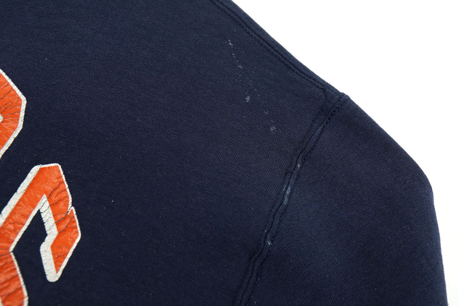 80's RUSSELL ATHLETIC ''AUBURN TIGERS'' 前Vスウェット 表記(L) USA製 両面プリント