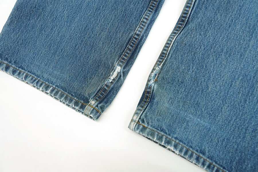 CARHARTT DOUBLE KNEE DENIM PAINTER PANTS DAMAGE！ (SIZE.W38 L30)