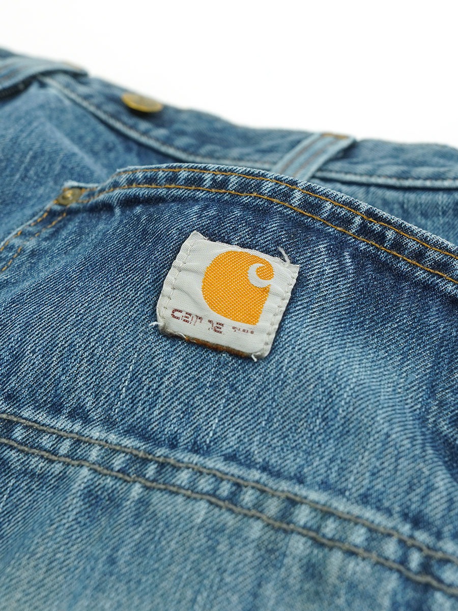 CARHARTT DOUBLE KNEE DENIM PAINTER PANTS DAMAGE！ (SIZE.W38 L30)