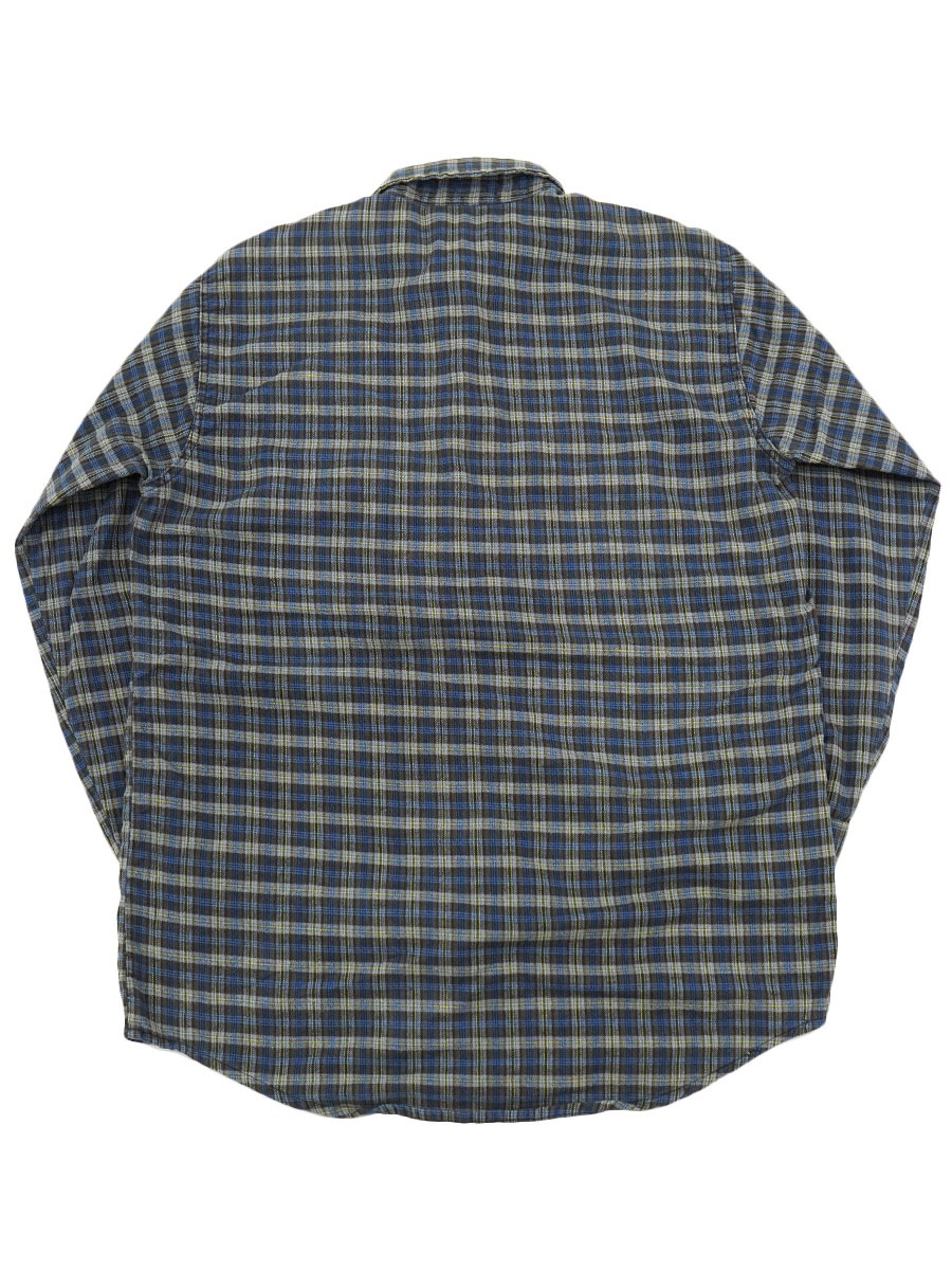 70's～ FROSTPROOF 好配色チェック ライトフランネルシャツ 表記(17-17 1/2)