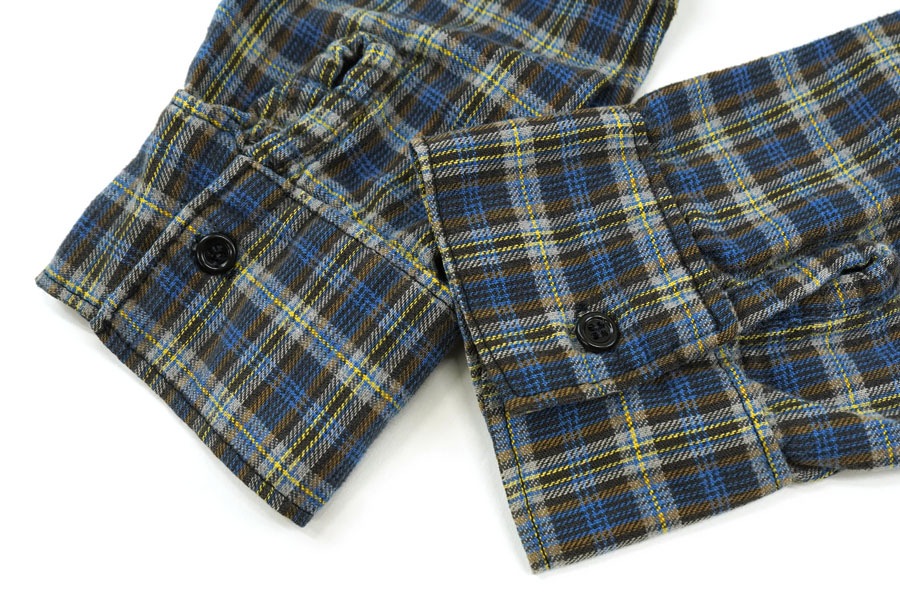 70's～ FROSTPROOF 好配色チェック ライトフランネルシャツ 表記(17-17 1/2)