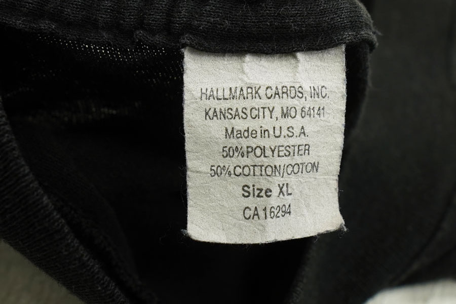 80's HALLMARK CARDS ボーンプリント Tシャツ 表記(XL) USA製