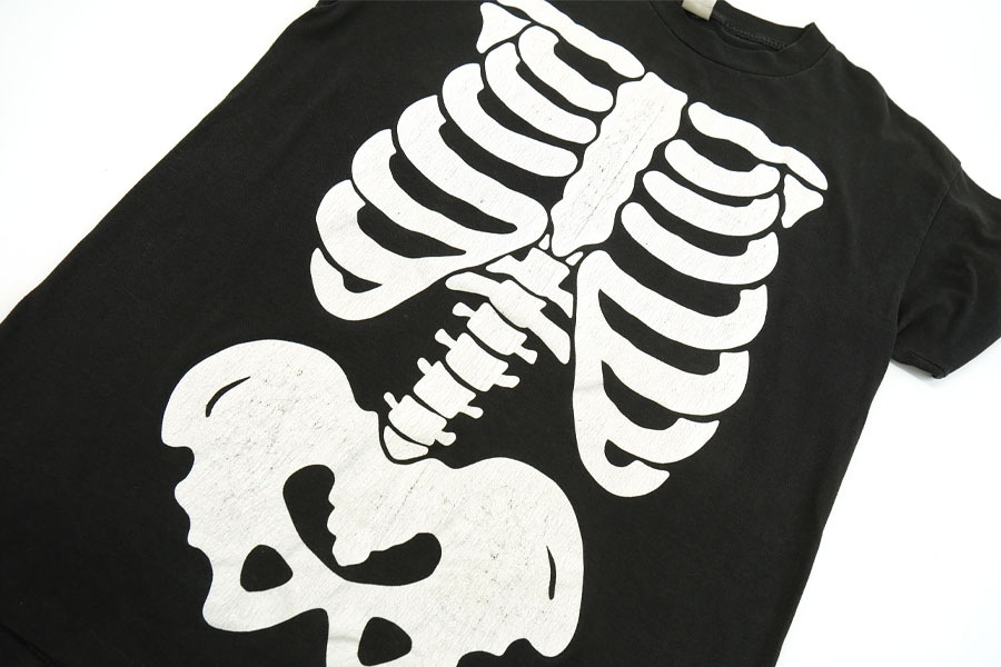 80's HALLMARK CARDS ボーンプリント Tシャツ 表記(XL) USA製