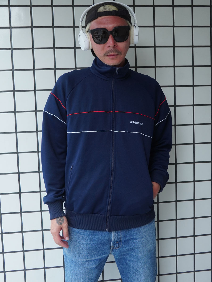 80's adidas 切り替え トラックジャージ 表記(L) 