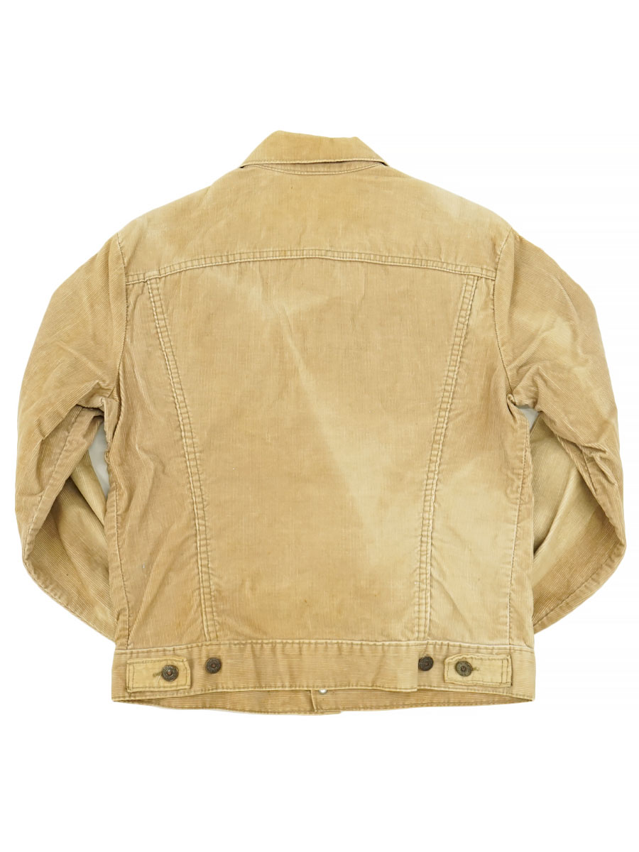 70's Levi's 70505 3rd型 コーデュロイジャケット ベージュ サンフェード 表記(38)