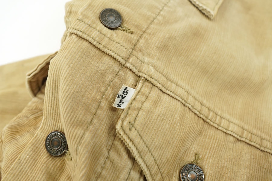 70's Levi's 70505 3rd型 コーデュロイジャケット ベージュ サンフェード 表記(38)