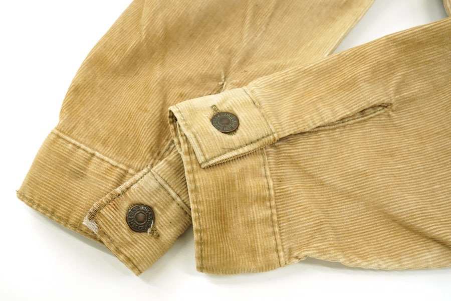 70's Levi's 70505 3rd型 コーデュロイジャケット ベージュ サンフェード 表記(38)