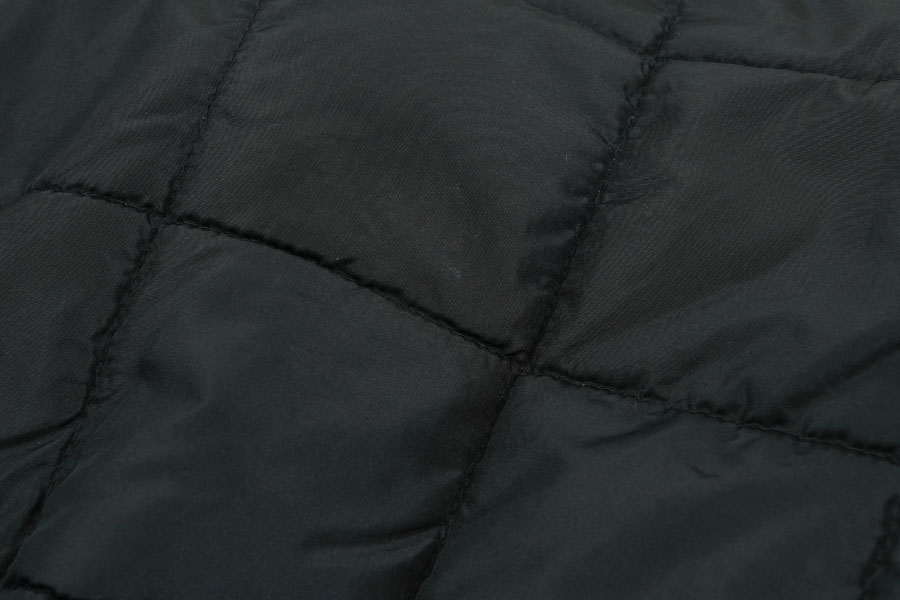 60's Roffe Rene inc. リバーシブル フード付き キルティングジャケット ブラック 実寸(L位) パッチ付き