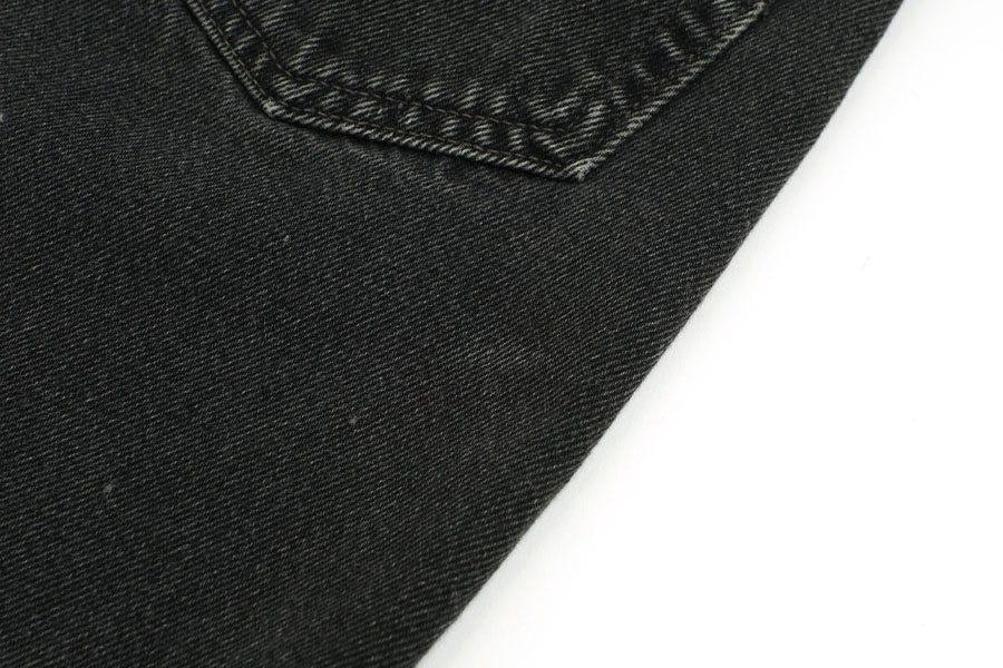 90'S LEVI'S 550 BLACK DENIM SHORTS (SIZE.W32 L00) MADE IN USA