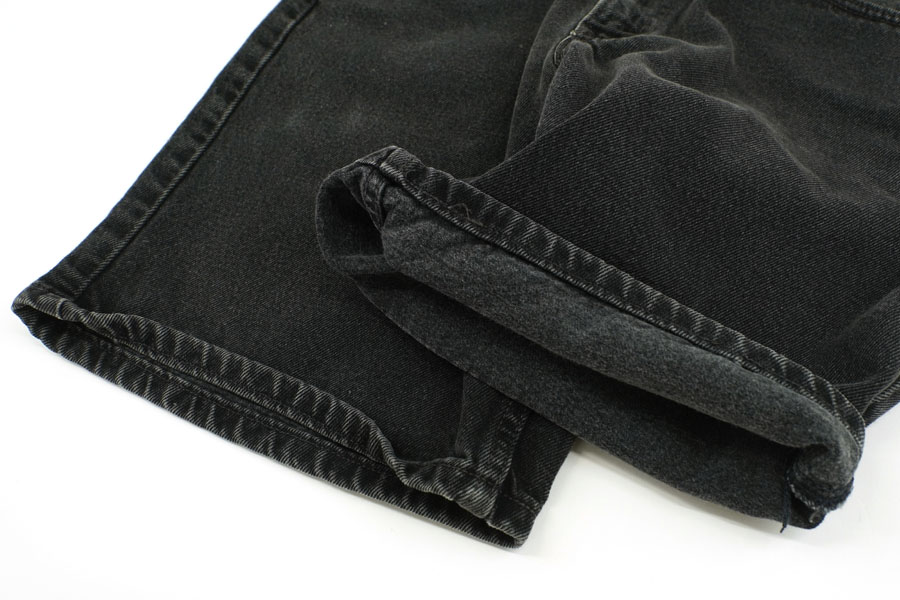 90'S LEVI'S 550 BLACK DENIM SHORTS (SIZE.W32 L00) MADE IN USA