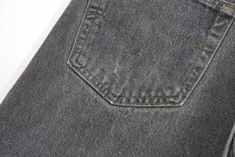 90's LEVI'S 501 先染めブラック デニムパンツ 表記(W36 L32) USA製