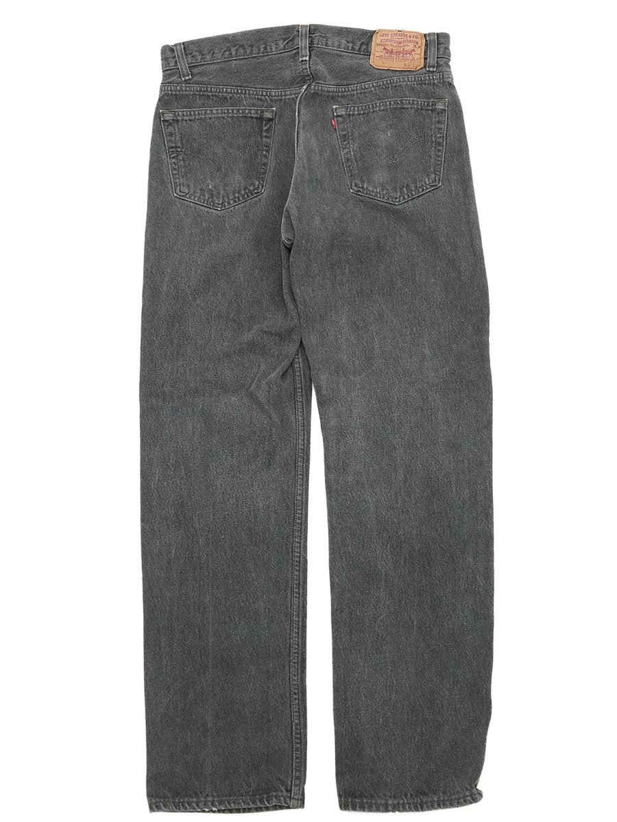 90's LEVI'S 501 先染めブラック デニムパンツ 表記(W36 L32) USA製