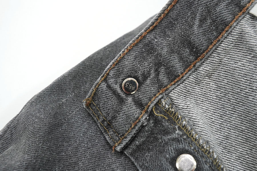 90's LEVI'S 501 先染めブラック デニムパンツ 表記(W36 L32) USA製