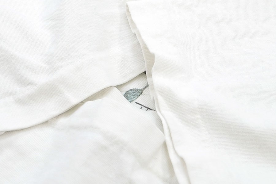 90'S BANANA REPUBLIC ''DOLPHINS'' POCKET T SHIRT WHITE (APPROX.LARGE)