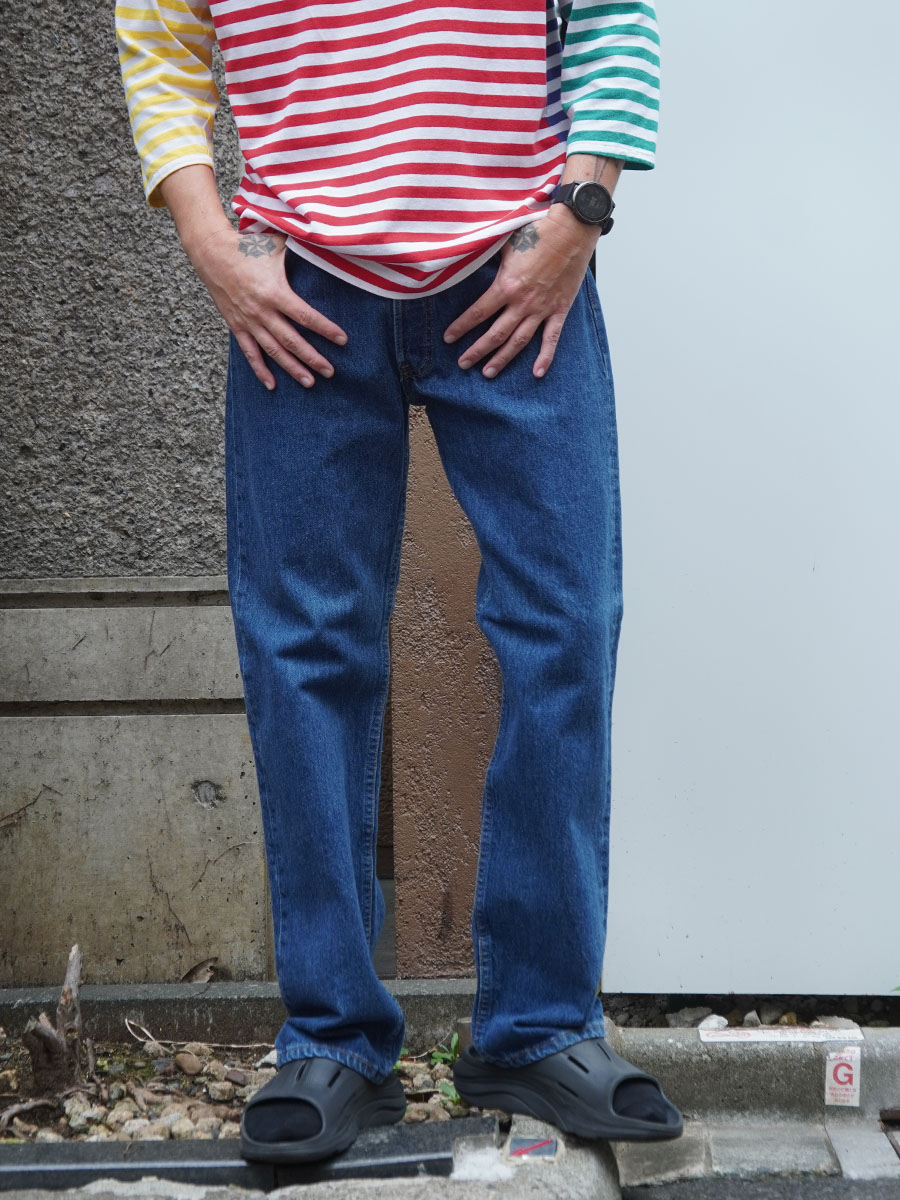 90's LEVI'S 501 デニムパンツ 濃青 表記(W34 L32) USA製