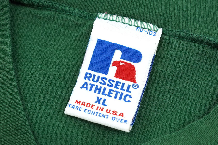 90's RUSSELL ''DARTMOUTH'' 刺繍ロゴ ロングスリーブTシャツ 表記(XL) USA製