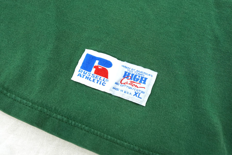 90's RUSSELL ''DARTMOUTH'' 刺繍ロゴ ロングスリーブTシャツ 表記(XL) USA製