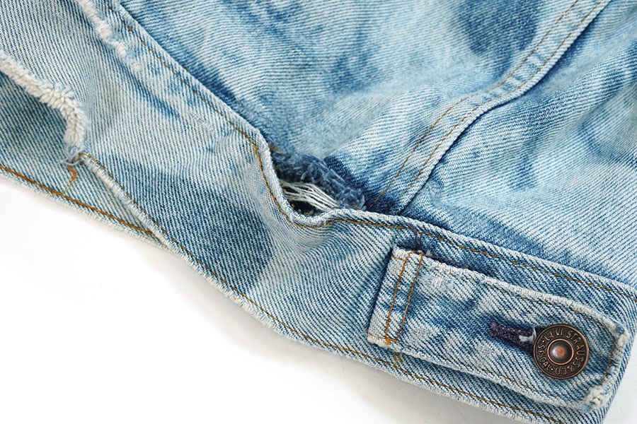 80'S LEVI'S 70506 DENIM JACKET BLEACH (APPROX.40) MADE IN CANADA
