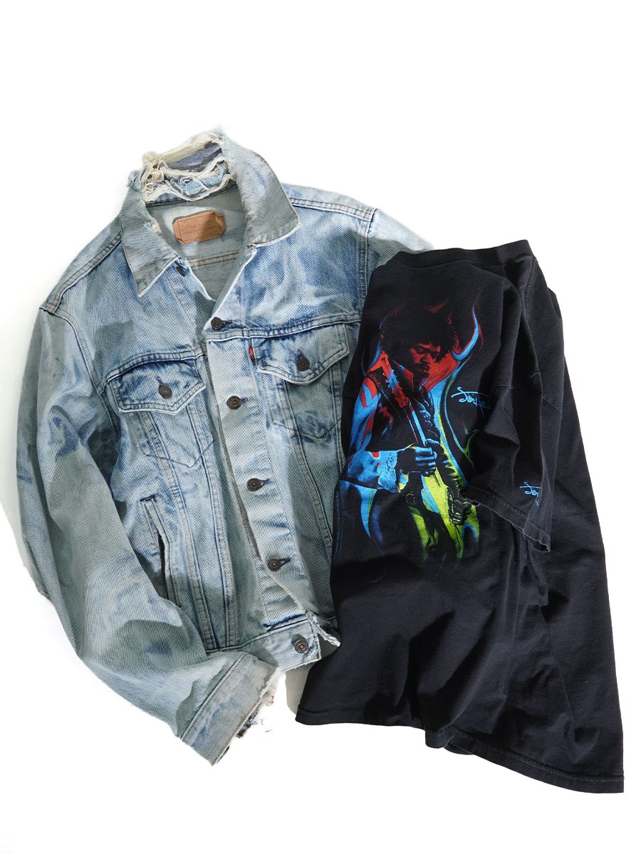 80'S LEVI'S 70506 DENIM JACKET BLEACH (APPROX.40) MADE IN CANADA