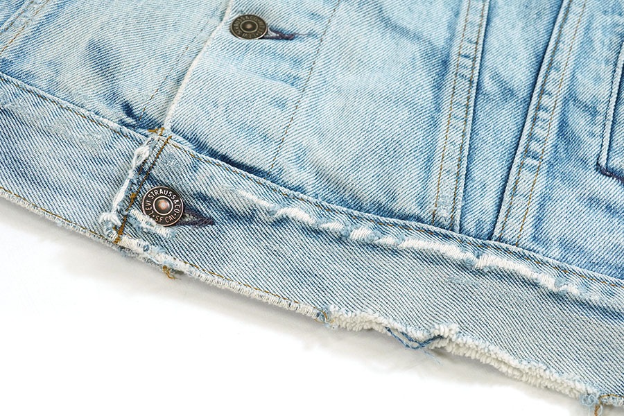 80'S LEVI'S 70506 DENIM JACKET BLEACH (APPROX.40) MADE IN CANADA
