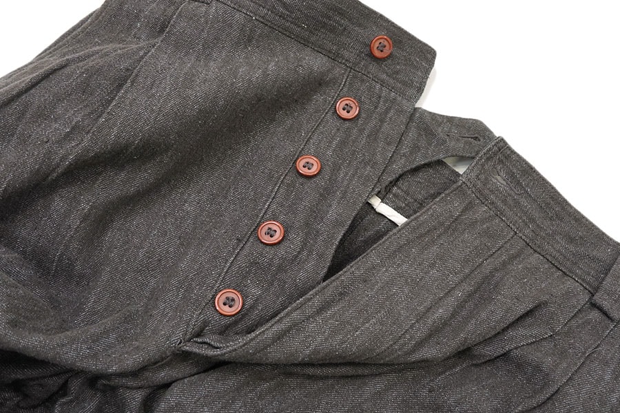 80's GIORGIO ARMANI 2タック コットンリネンショーツ 表記(W34)