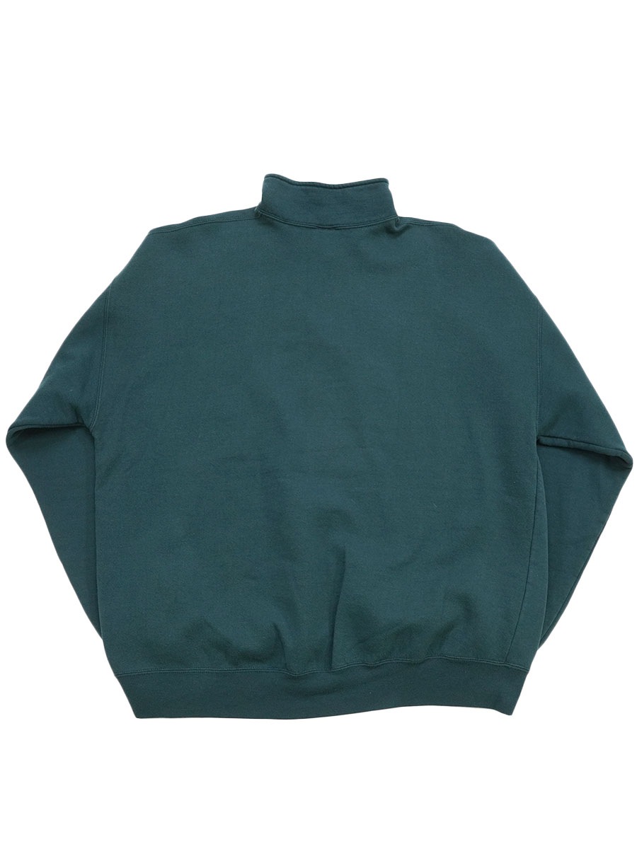 【90s】 USA製 \"RUSSELL ATHLETIC\" (M) フーディ無地 90s メキシコ製 RUSSELLラッセル 無地 スウェットパーカー 深緑 M