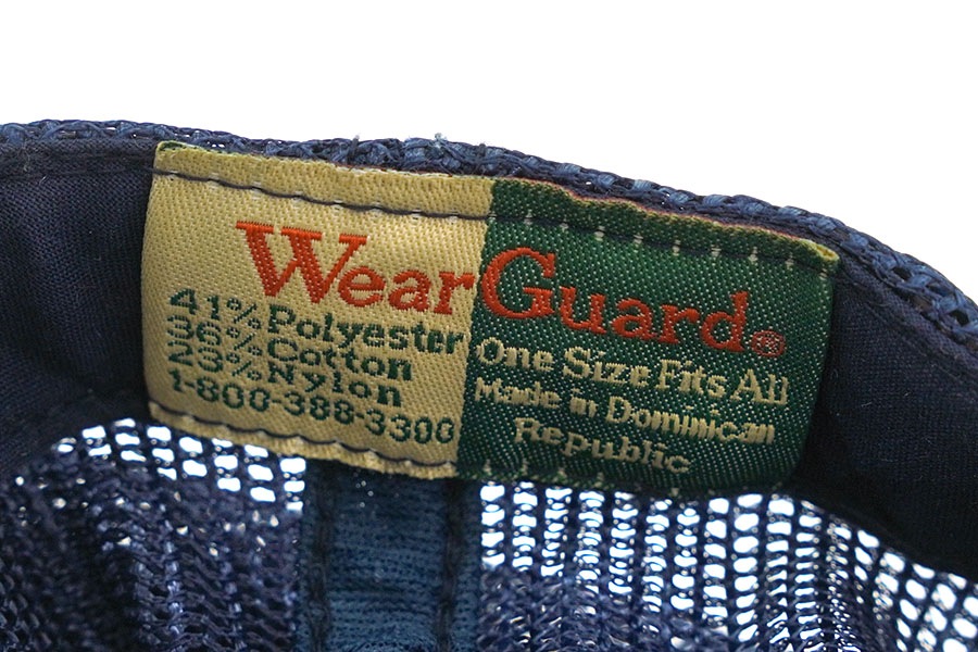 90's Wear Guard ''Mobil'' 刺繍入り メッシュトラッカーキャップ 表記(OSFA)