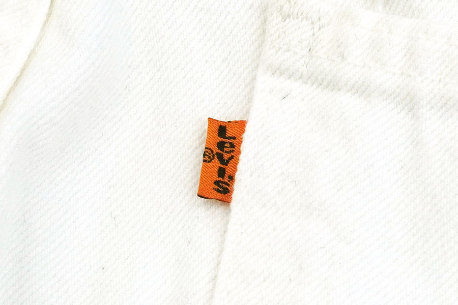 90'S LEVI'S 550 WHITE DENIM SHORTS (SIZE.W34 L00) MADE IN USA