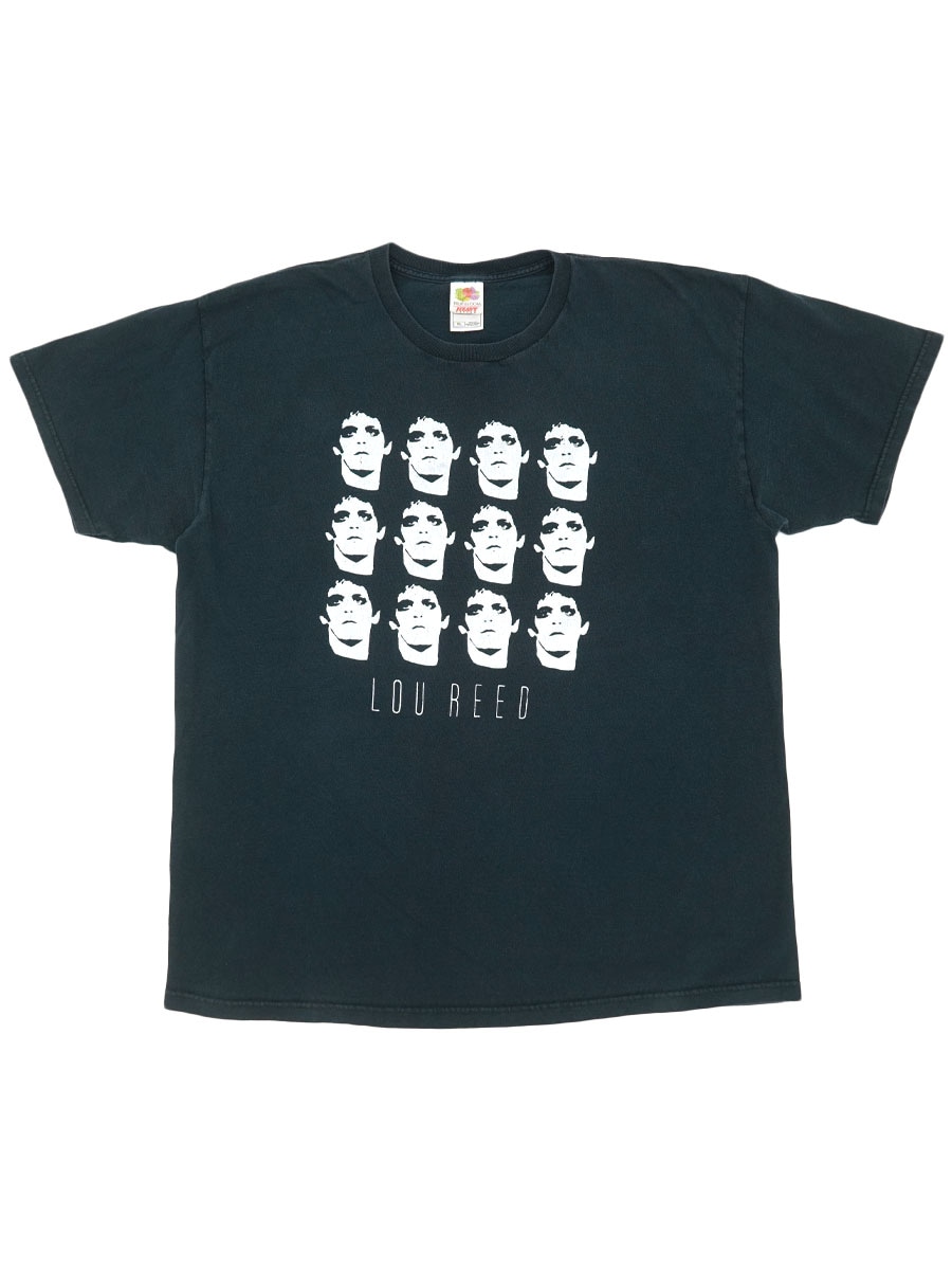 00's FRUIT OF THE LOOM ルー・リード ''The Blue Mask'' Tシャツ ブラック 表記(XL)