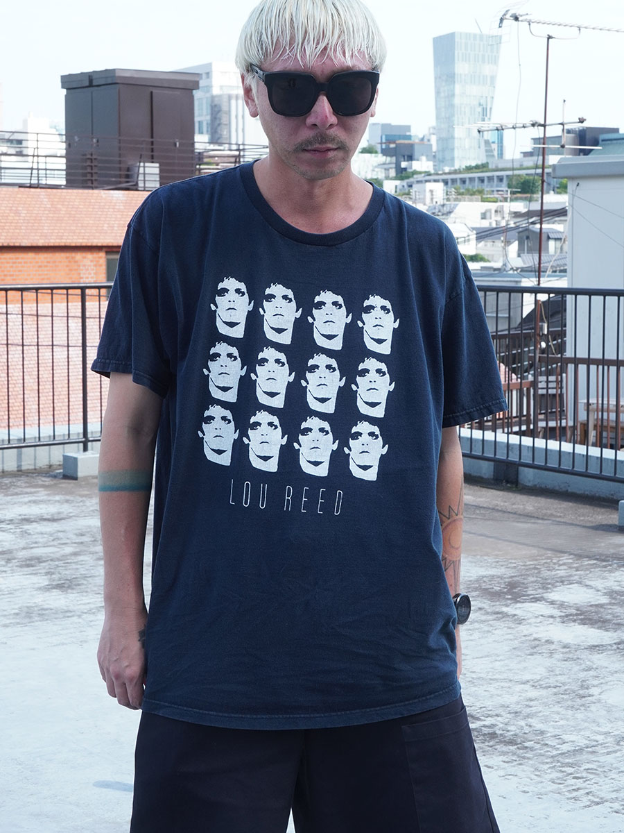 00's FRUIT OF THE LOOM ルー・リード ''The Blue Mask'' Tシャツ ブラック 表記(XL)